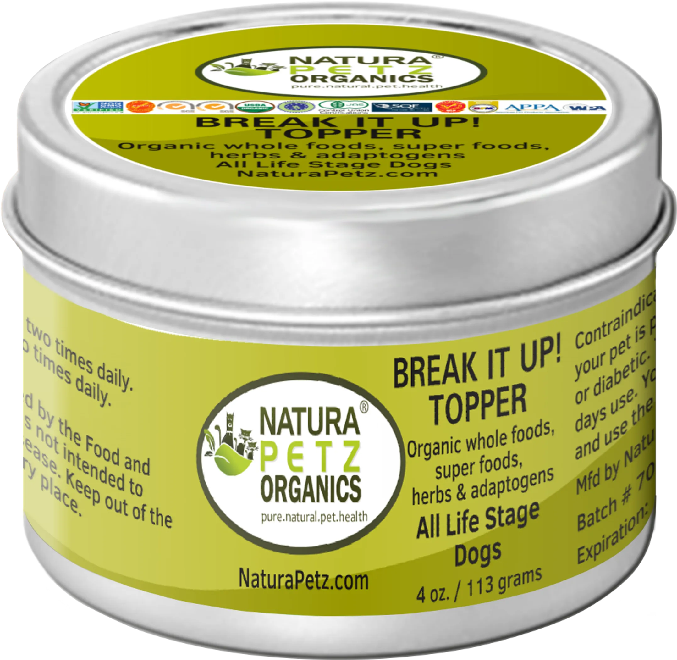 Break It Up! Meal Topper Stone Breakder Stone Eliminator* For Dogs And Cats - Flavored Meal Topper For Stones*