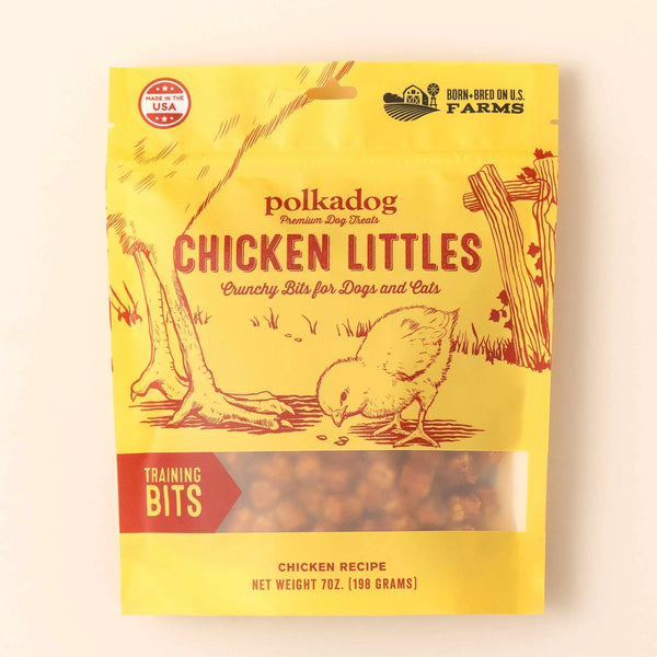 Polkadog Chicken Littles Training Bits Crunchy Dog and Cat Treats